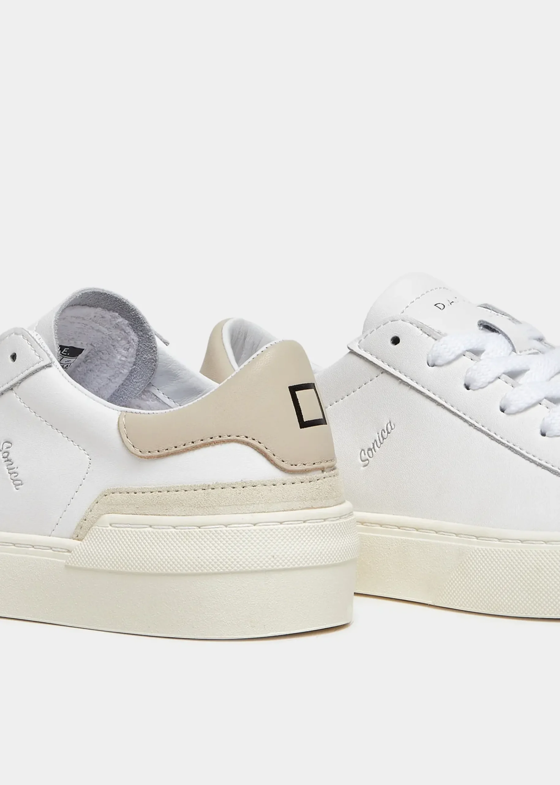 DATE Sonica Trainers White/Beige