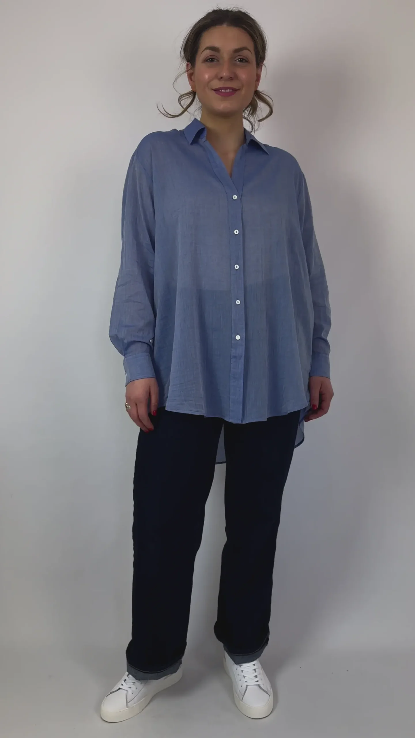 Diega Centia Blouse Blue