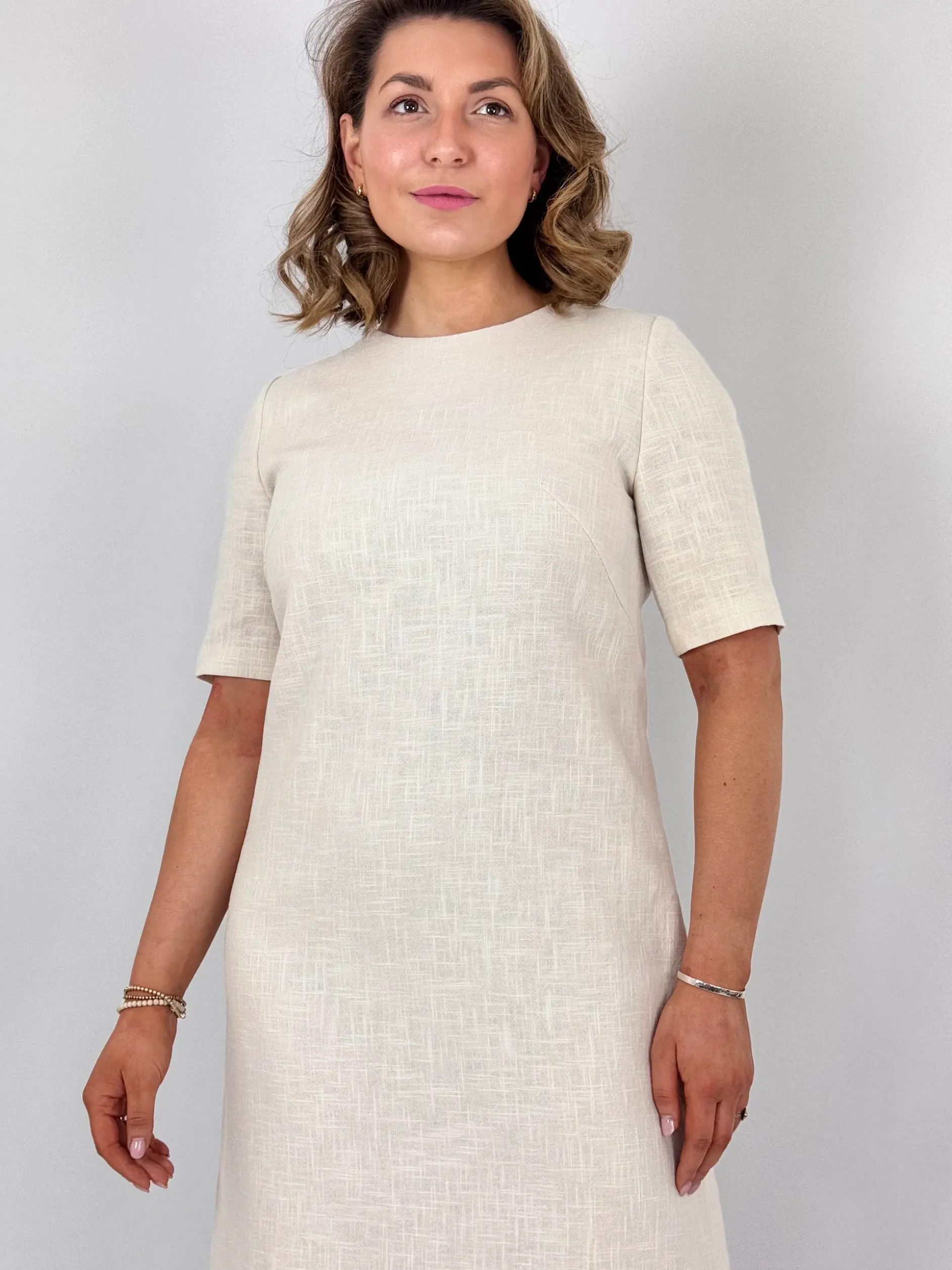 Emin & Paul Linen Dress Cream
