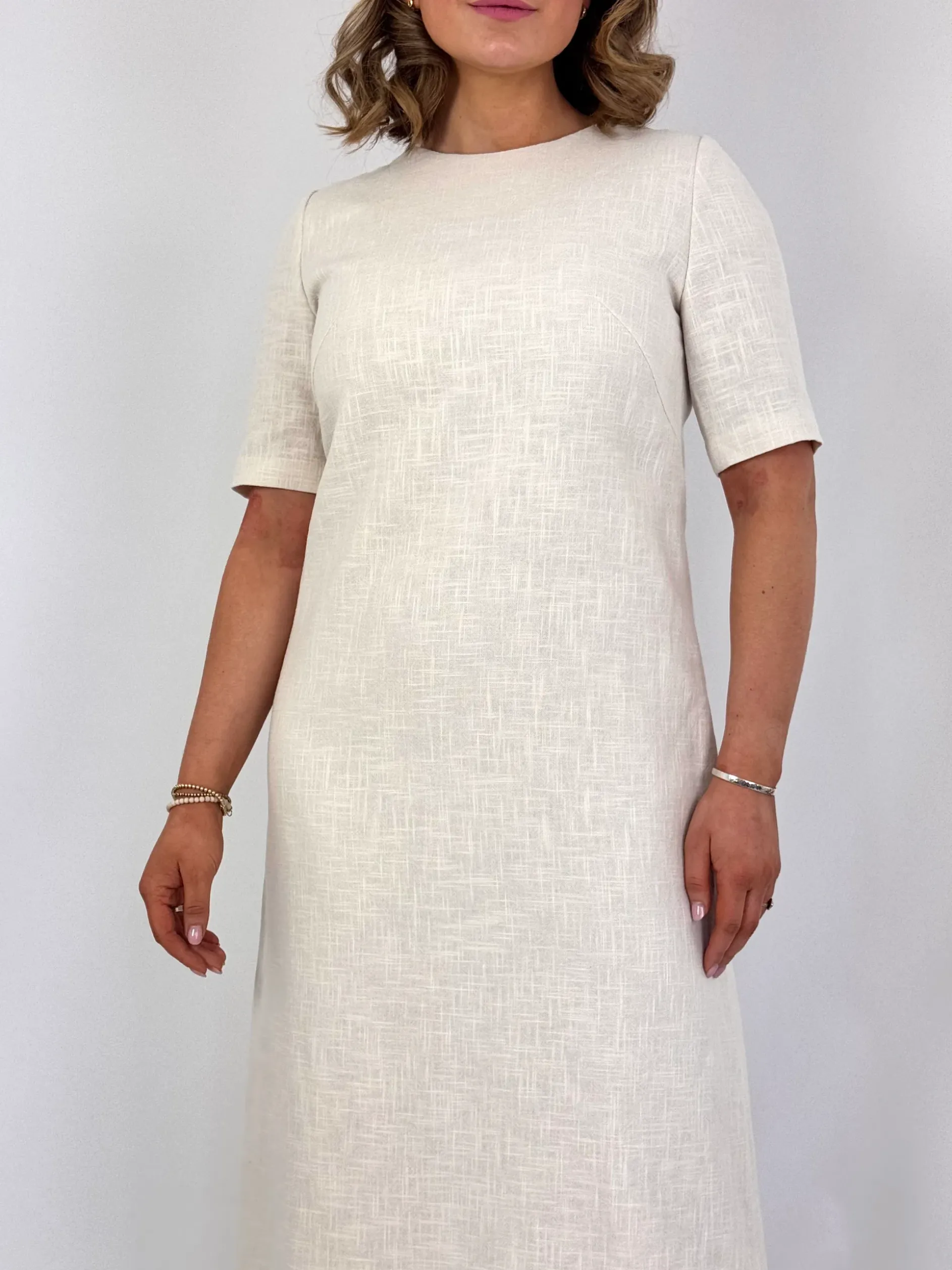 Emin & Paul Linen Dress Cream