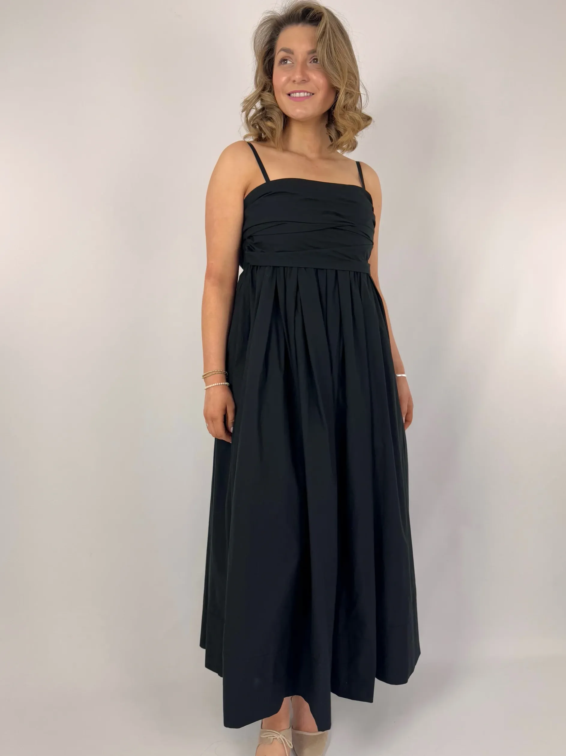 Emin & Paul Tie Front Dress Black