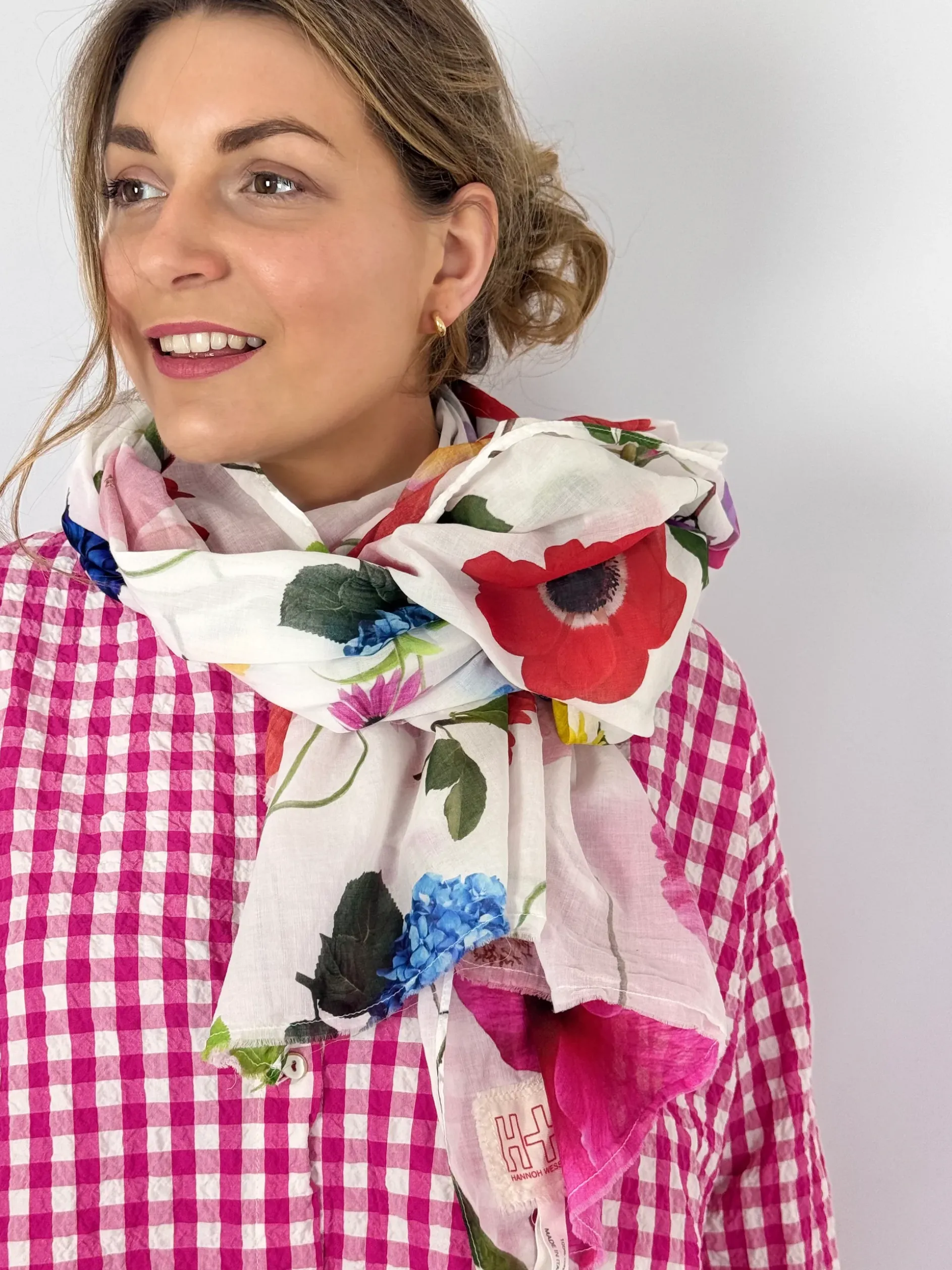 Hannoh Wessel Saskia Scarf Flowers