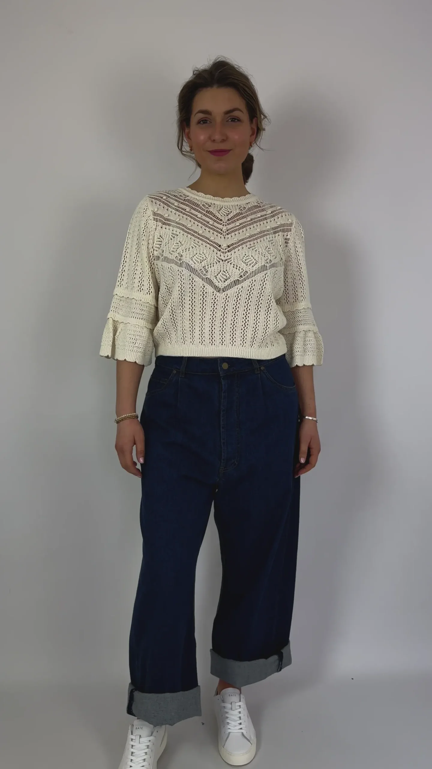 Louise Misha Croisette Jumper Cream