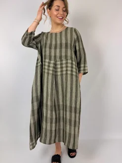 Mama b Rothko LQ Dress Alga