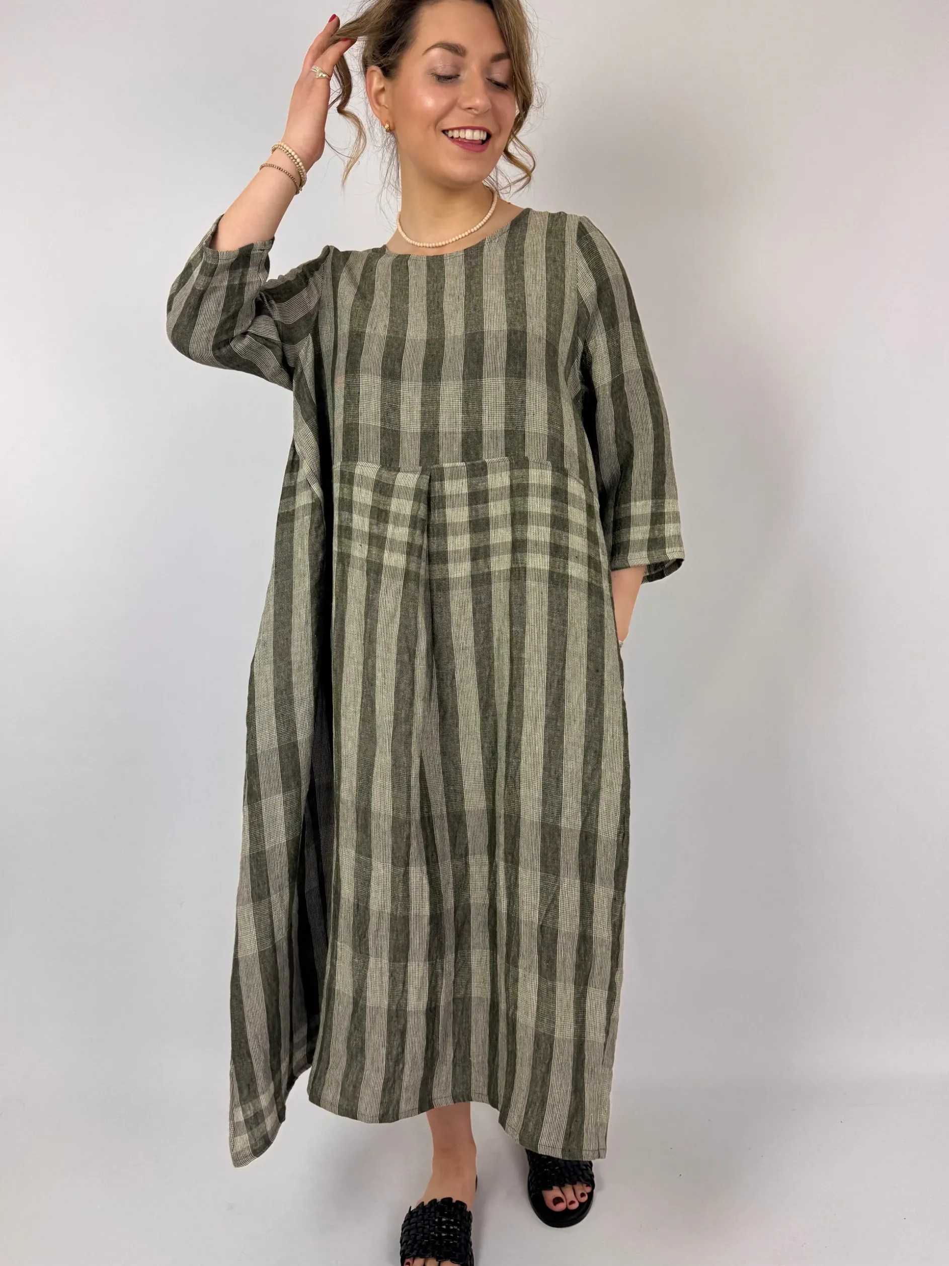 Mama b Rothko LQ Dress Alga