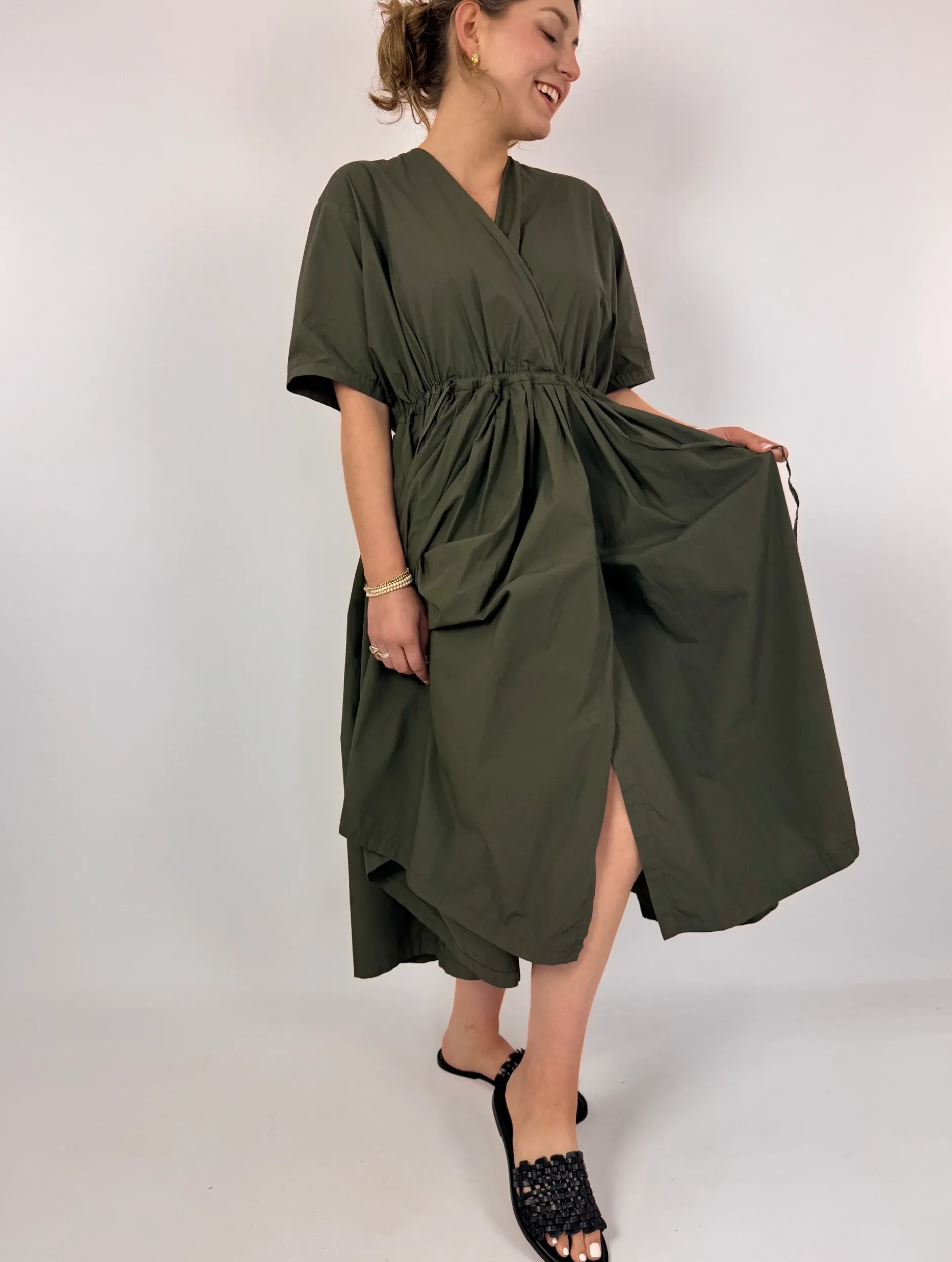 Manuelle Guibal 6788 Iyo Wrap Dress Grey