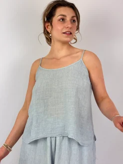 Manuelle Guibal 6834 Yilin Cami Blouse Moonish