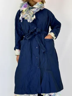 Manuelle Guibal Mystic Trench Coat Oceanic