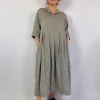 Muku C1358 Dress Grey Gingham
