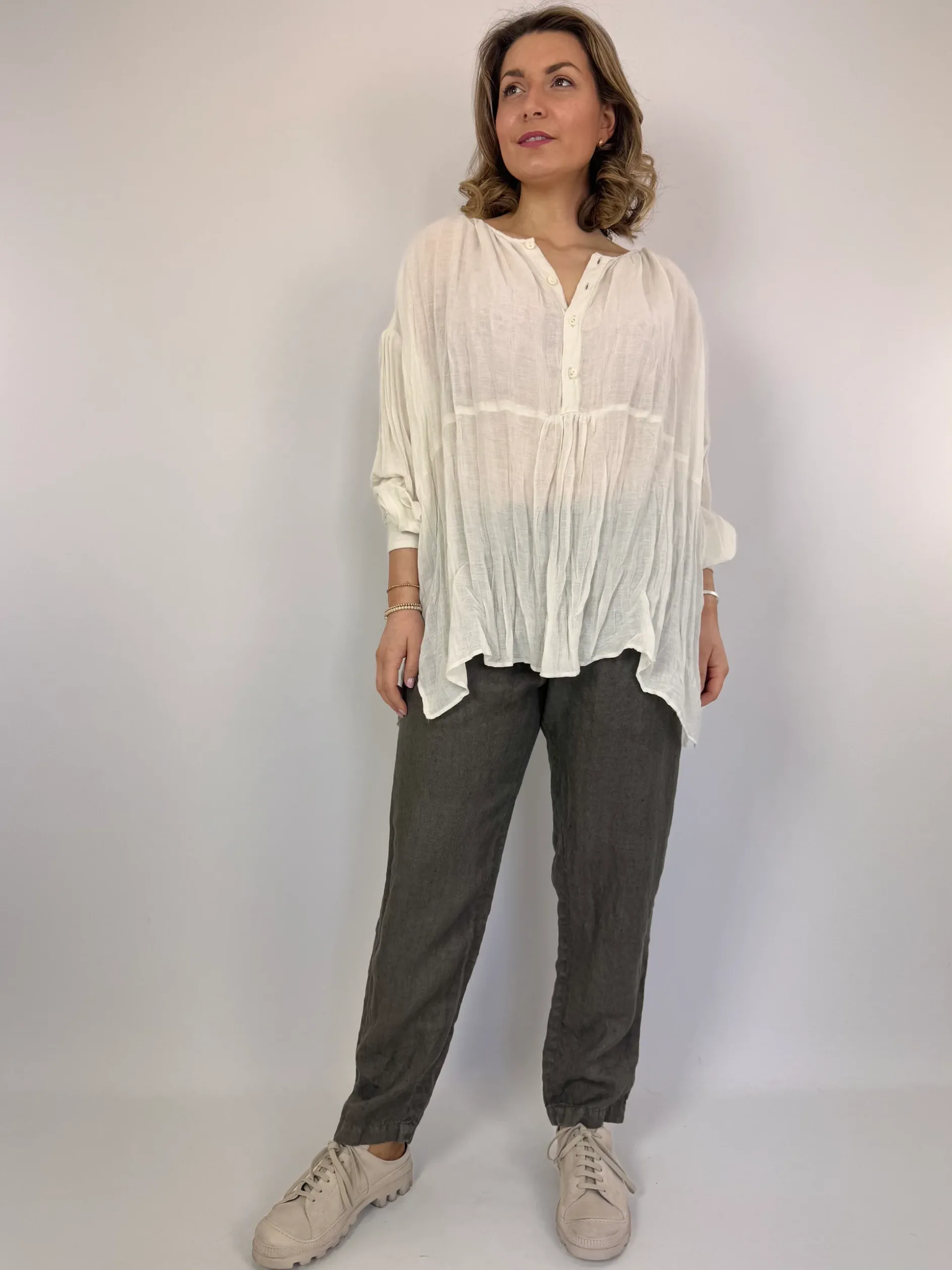 Pas De Calais 6630 Blouse Ivory