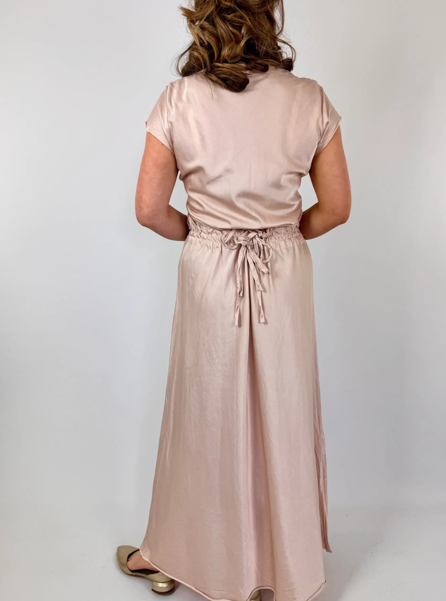Sula Bias Cut Dress Peony