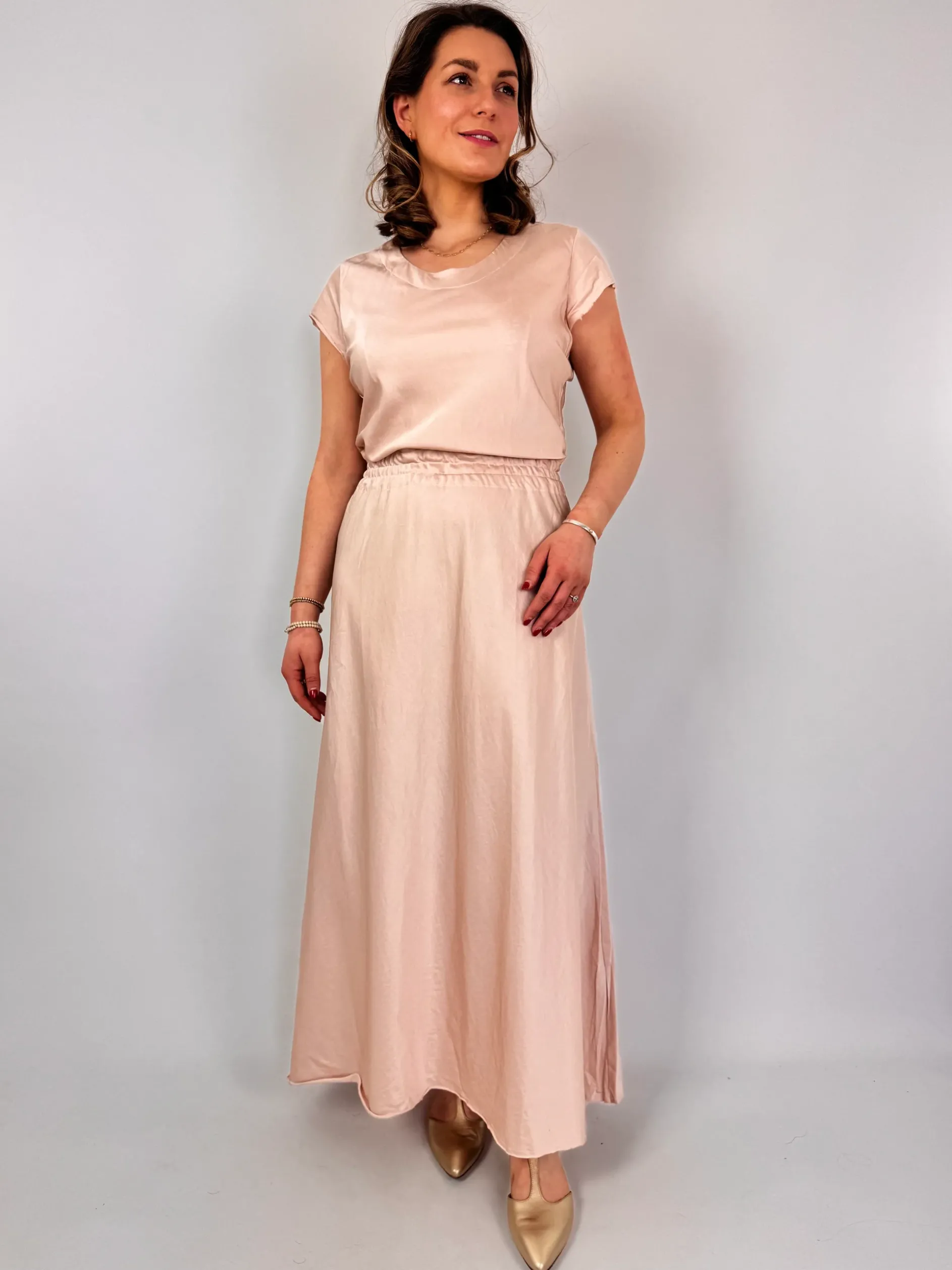 Sula Bias Cut Dress Peony