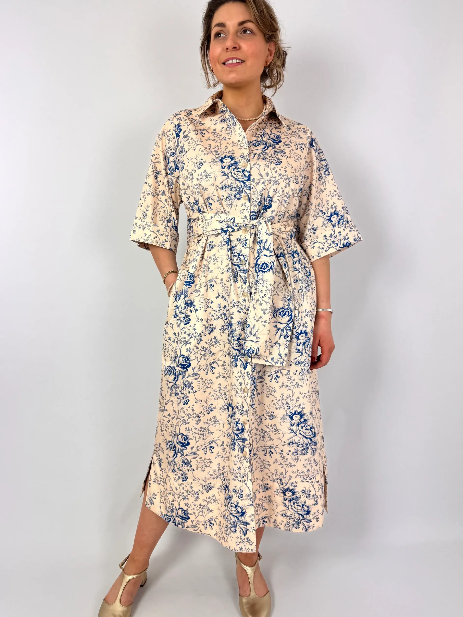 Tapis Noir Chloe Dress Blue