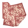 Tapis Noir Classical Red Toile Scarf